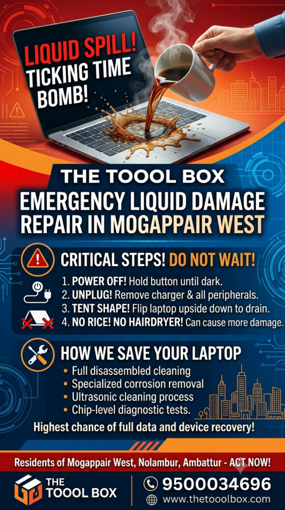 Spilled Coffee on Your Laptop? What to Do & How We Can Fix It!