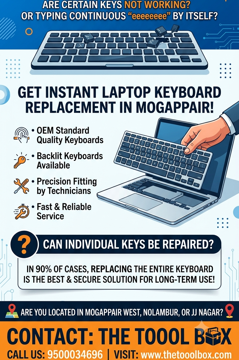 Missing Keys? Quick and Reliable Laptop Keyboard Replacement .